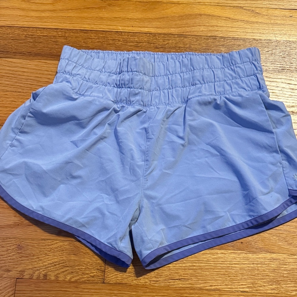 Athleta Light Blue Athletic Shorts